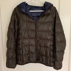 Uniqlo ultralight puffer hoodie
